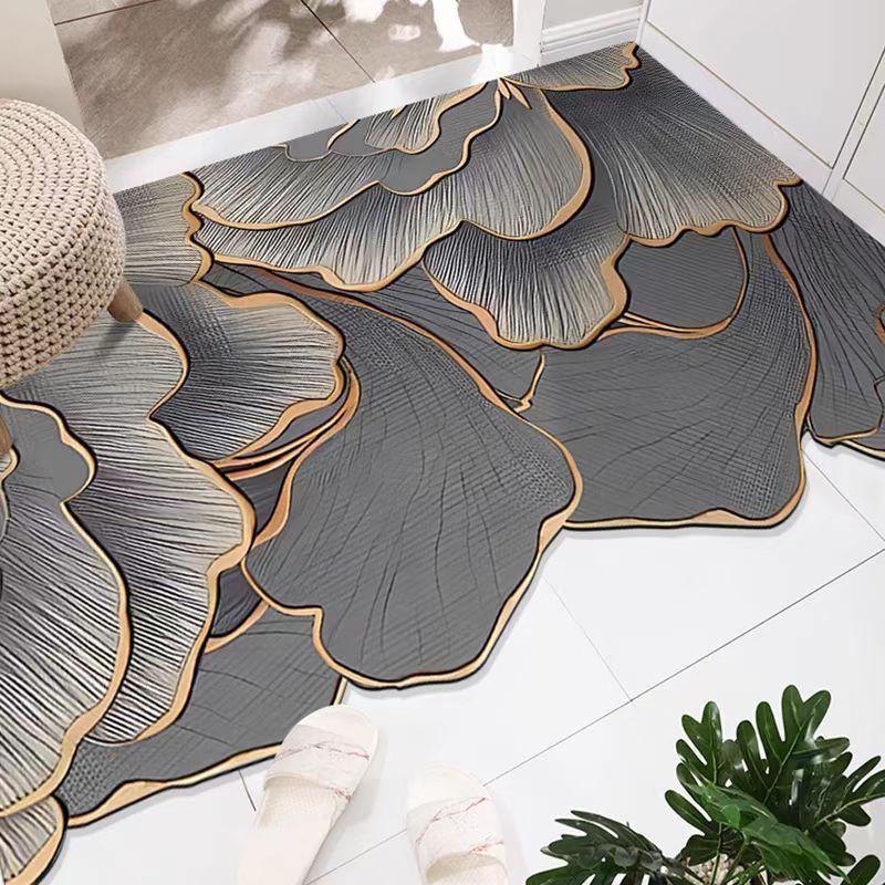 Diatomaceous Earth Doormat Simple and Elegant Non-slip and Wear-resistant Absorbent and Stain-resistant Cuttable