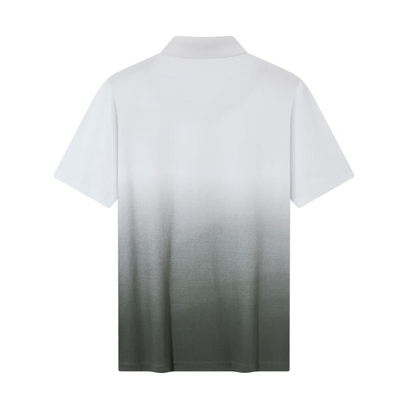 Seven Brand Men s Wrinkle-Free Cotton Gradient Print Polo Shirt M