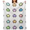 Stardew Valley Pastel Junimos Throw Blanket halloween Soft Plaid For Baby Bed Fashionable Blankets