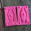 1 Set Body Mold Flexible Bendable Silicone Male Female Full-body Mold for Home