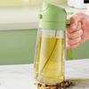 Oil Sprayer Bottle for Kitchen 2 In 1 Glass Oil Dispenser