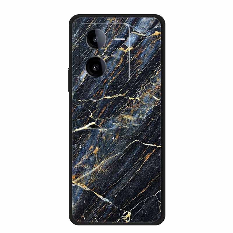 Phone Cover For Vivo iQOO Z8 5G Cases 6.64" Marble Soft TPU Silicone Para for Vivo iQOO Z8 V2314A 2023 Back Case Bumper Fundas