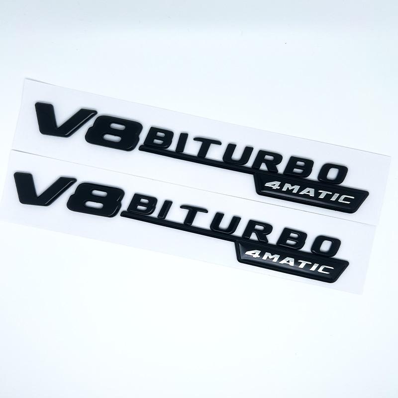 FUP1 Emblema Laterală Aripă Mașină V8 Biturbo 4matic Logo Pentru Mercedes C63S W205 E63S W213 S63 W222 GLC63S X253 GLE63S W167 Accesorii AMG