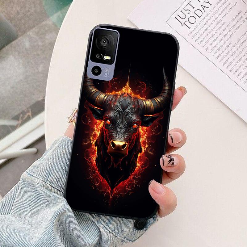 For TCL 40 R 5G Phone Case T771K astronaut Silicone Camera Protection Back Cover For TCL 40R 5G T771H Funda Coque TCL40R