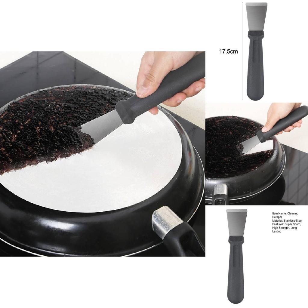 Stainless Steel Kitchen Scraper Versatile And Multi-purpose Oil And Grease Cleaner Tool