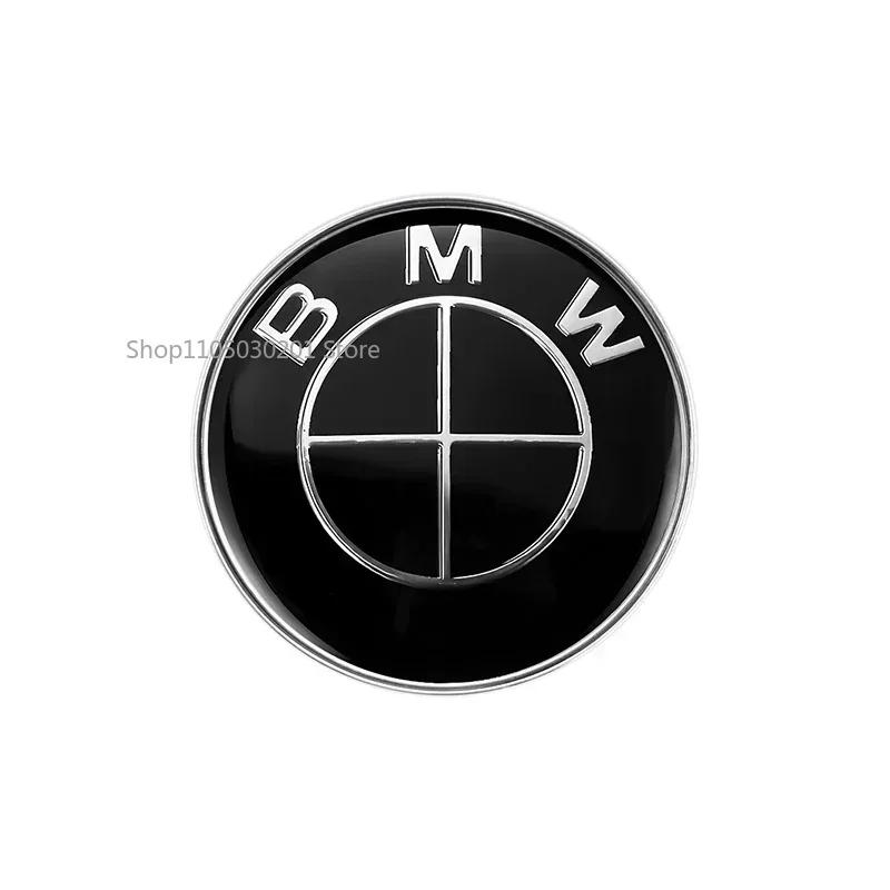 1 Stück Auto Frontklappen-Emblem Heck-Plakette Logo für BMW E87 E30 E46 E28 E34 E39 E60 F02 F18 F35 G20 G03 G05 F10 E93 F20 M4 M5 X5 X6