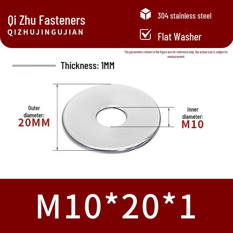 

304 Stainless Steel Ultra-Thin Flat Washer Gasket