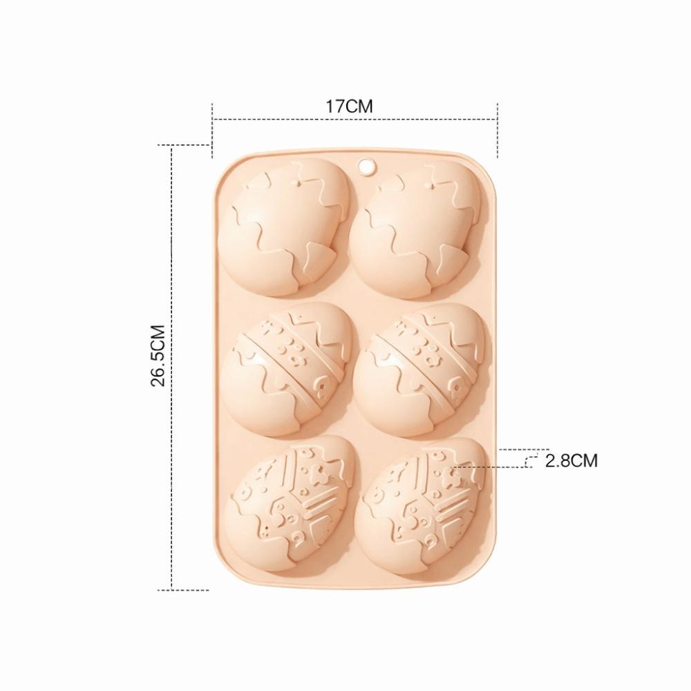 Heat-Resistant Easter Egg Bunny Mold Food Grade Silicone Easter Bunny Design Silicone Cake Mold 3D Design Surprise Design