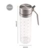 ZISIZ Stainless Steel Nozzle Glass Oil Bottles Set