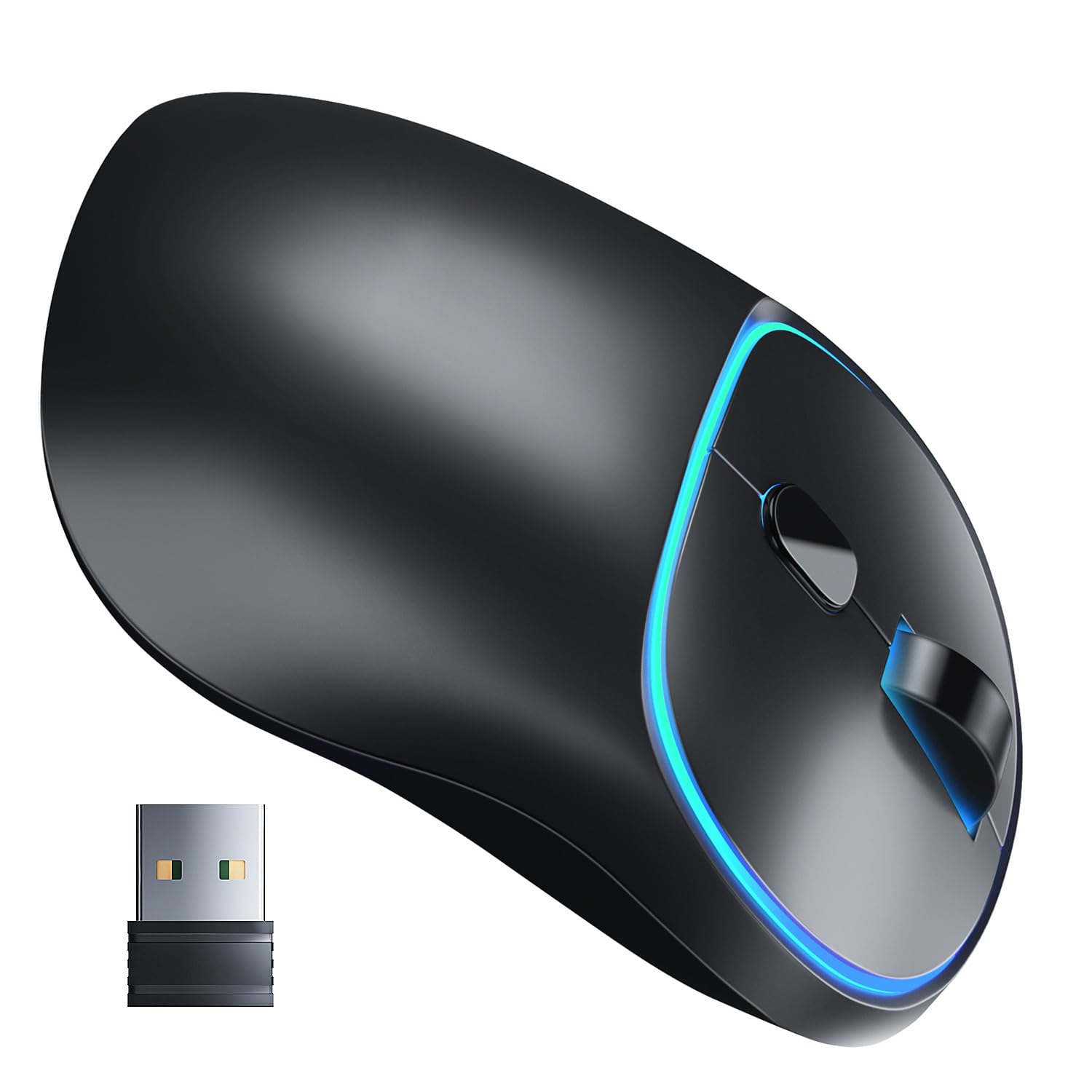 

Zatori Wireless Mouse, Red LED, Ultra-Thin, Rechargeable, High Sensitivity, High Accuracy, Durable, Type-C Charging, DPI Switching, 2.4GHz Wireless,