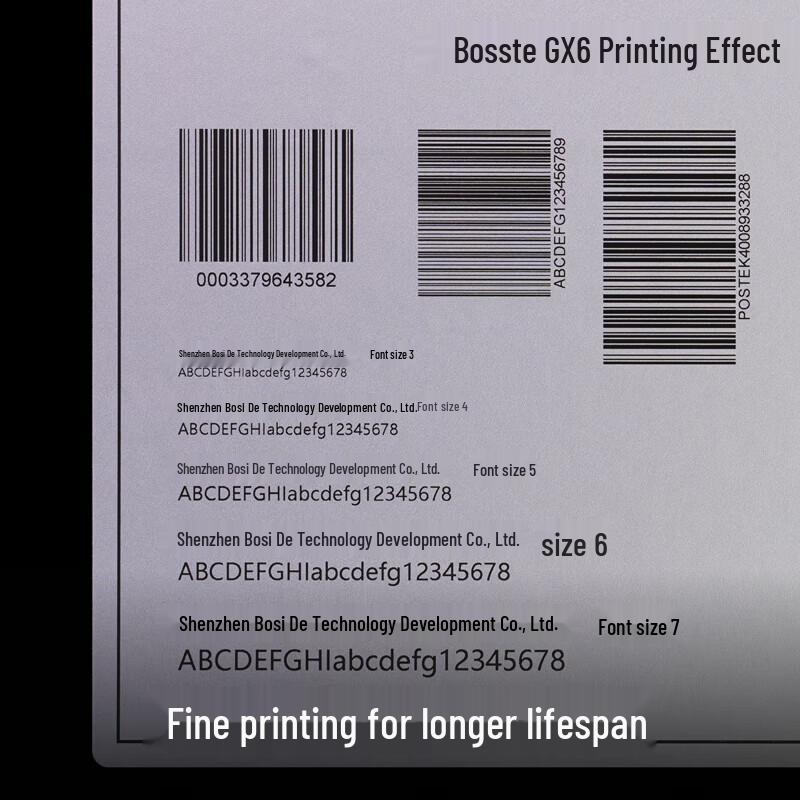 POSTEK GX3 Small Industrial Barcode & Label Printer CN plug (adapter included)