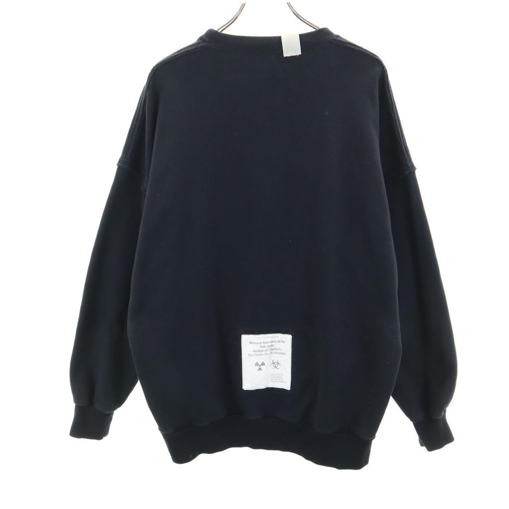 N.HOOLYWOOD Long sleeve sweat 40 black trainer Men's Used