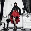 Punk Rocker Skirt Cosplay Gothic Lolita Short Mori School Cultural Halloween Costume [SSUPTEMBER2] Costume, Lolita, Gal, Style, Sexy, Sleeves,