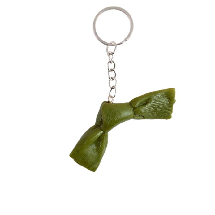 4 Pcs Simulation Food Keychain Decorative Keychain Hot Dog Pendant Hanging Ornaments Bag Charm Decorations Car Key Chain