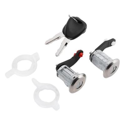 GOTOTOP Left Right Door Lock Cylinder Barrel with 2 Keys 7701470944 for Renault Master 1998-2016