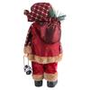 11.8inch Santa Clau Christmas Plastic Figurine Handpainted with Stack of Present