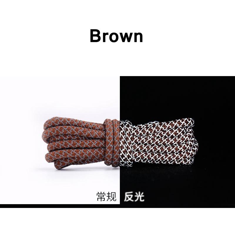 1 Pair NEW Reflective Sports Shoelace Round Rope Rhoelace Rtrong Light Shoelace Durable Shoelace Rope Length 100/120/140/160CM
