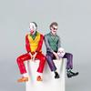 Joker Car Ornament Pvc Action Figure With Removable Mask For Vehicles