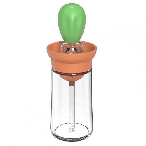 Measurable Seasoning Container Oil Bottle Kitchen Silicone Quantitative Outdoor with Brush Barbecue Spray Bottle Cooking Tools