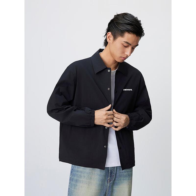 GXG Men's Black Collared Jacket