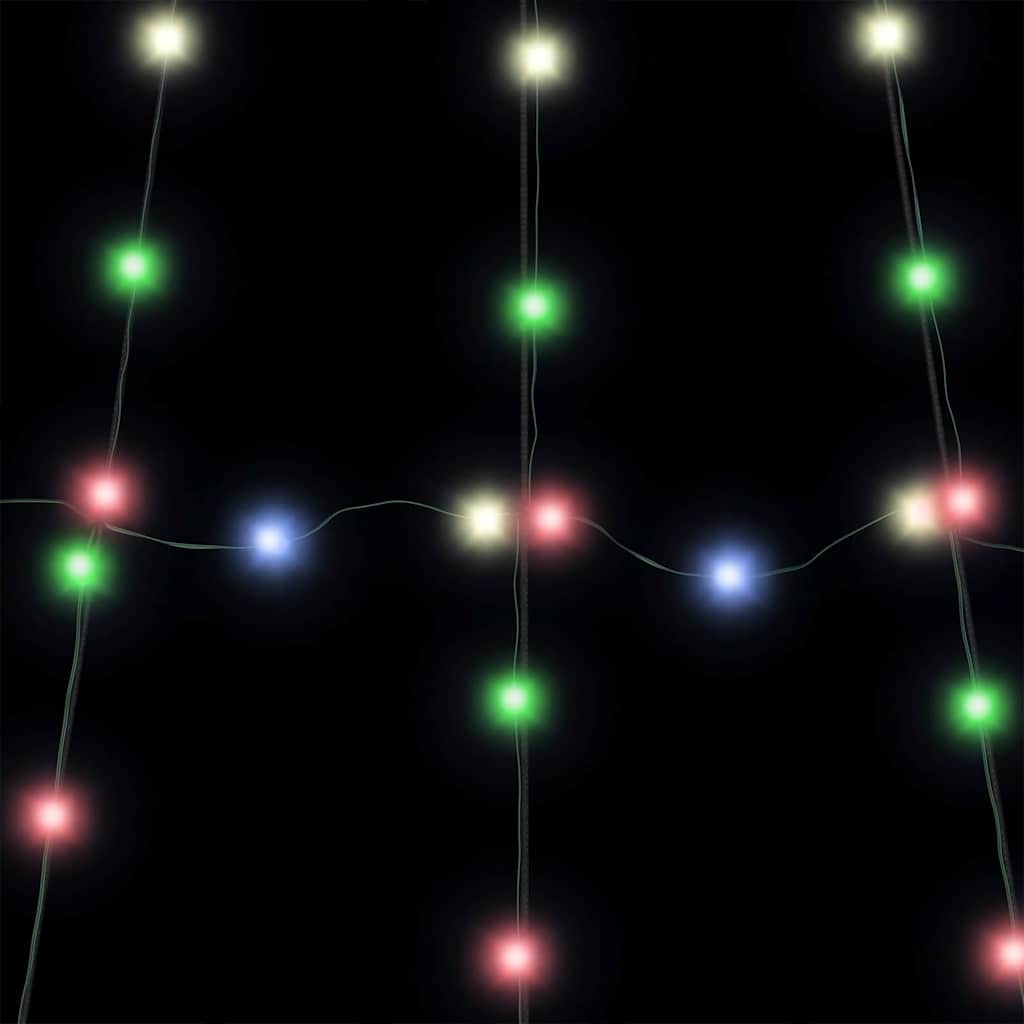 LED Christmas Tree with Ground Spikes Multicolored 306 cm Metal