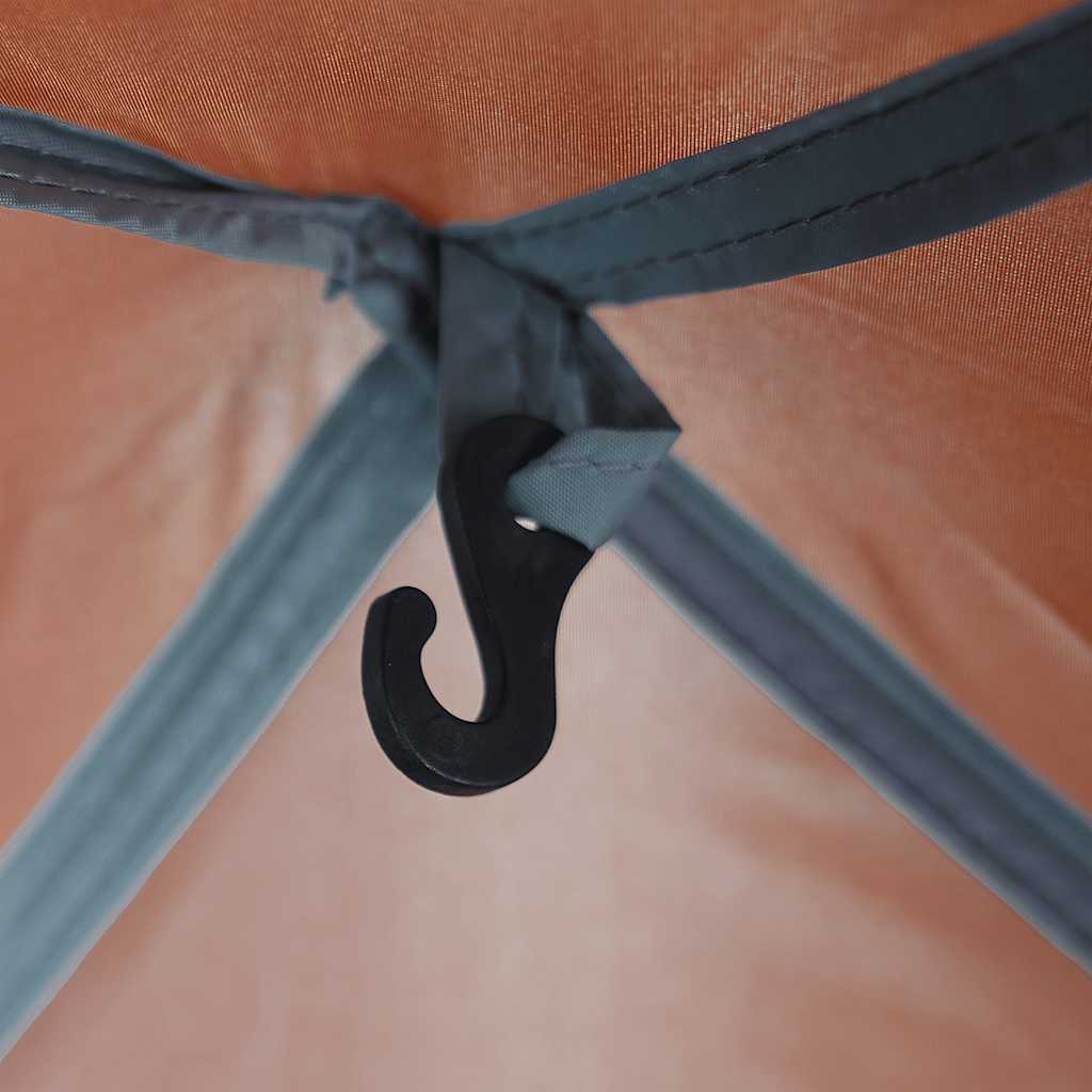 Shower Tent Gray Waterproof