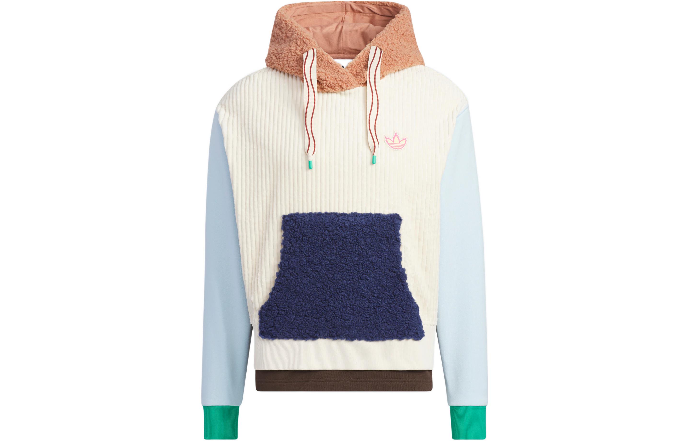 Adidas Originals X Melting Sadness Melting Sadness Sweatshirts Unisex Wonder White Hooded Moderate Regular HY7256 XS