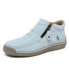 Scarpe da Donna in Pelle Fatte a Mano Mocassini Slip-on Casual Scarpe in Pelle Traspiranti Scarpe Piatte da Donna Mocassini alla Moda Sneakers Donna