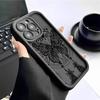 Black Butterfly Sky Eye Groove Case for iPhone 15/16/17