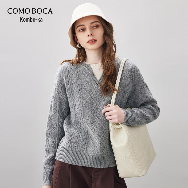 

Komong Boka Women s 100% Wool Round Neck Sweater XL