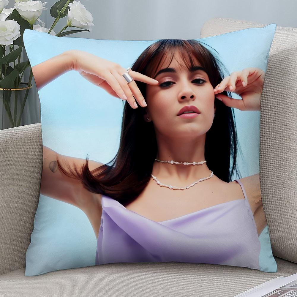 Singer A-Aitana Alpha Pillow Case Short Plush Pillow Covers Sofa Decorative Gift Home Double-sided Printing Cushion Cover