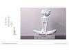 Black and White Minimalist Girl Sculptures for Living Room Decor – Special Offer