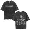 Yungblud IDOLS Album Tour T-Shirts für Herren und Damen Kleidung Gewaschenes Vintage Kurzarm-T-Shirts Übergroßes Lässiges Baumwoll-T-Shirts
