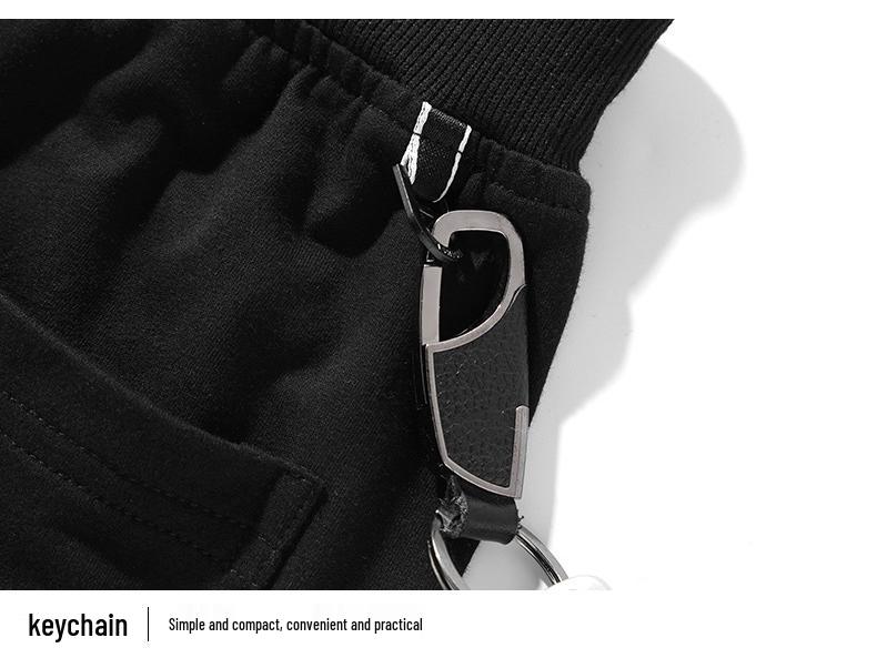 Men's Lightweight Cotton Athletic Cuffed Pants