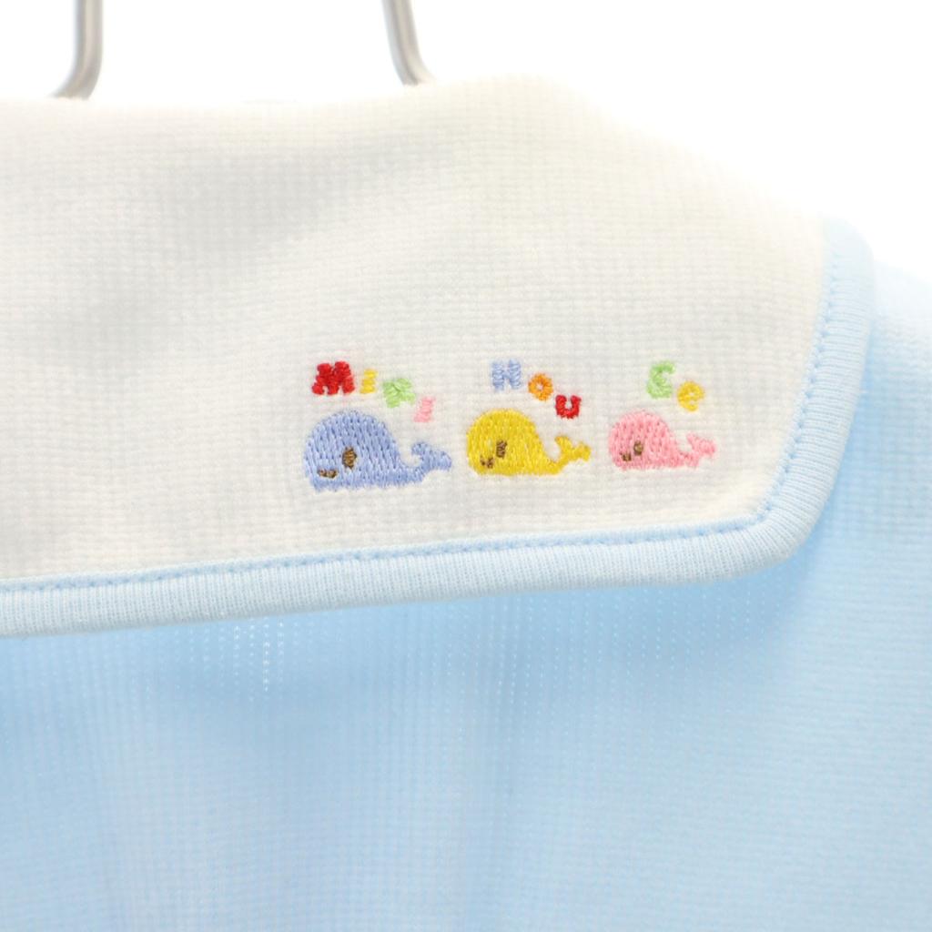 mikihouse made in Japan Short sleeve Coverall 70 Light blue Kid's Used