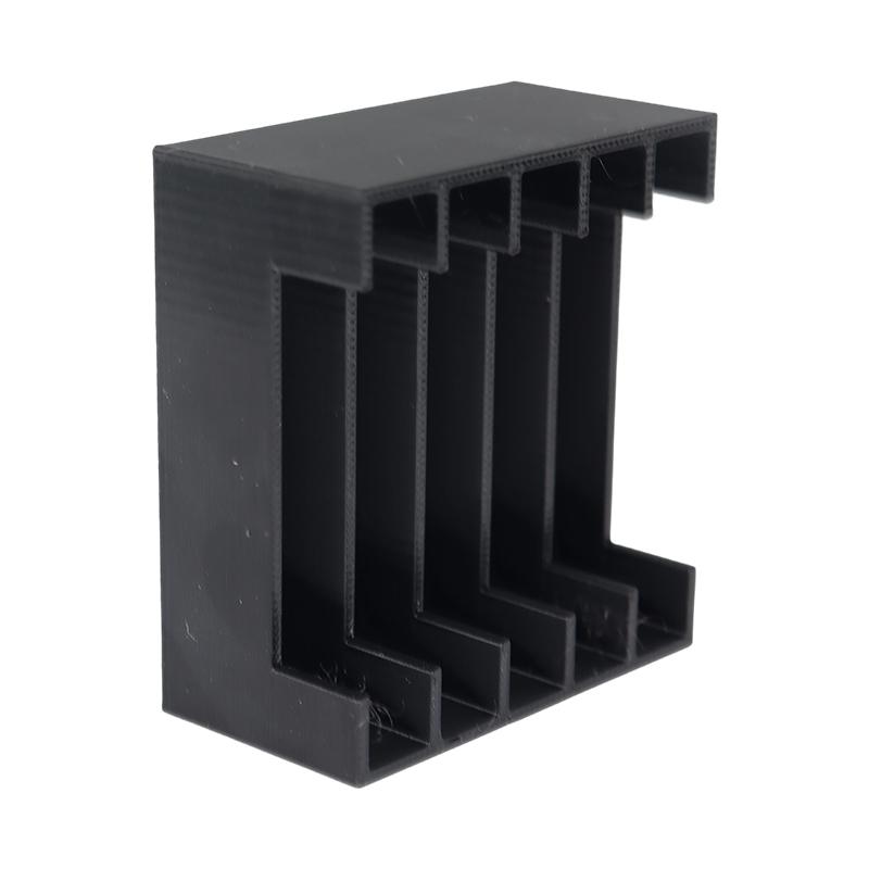 1Pc Black 3.5-Inch Mechanical Hard Drive Storage Box Hard Disk Rack Multifunctional Home Computer Hard Disk Storage Box