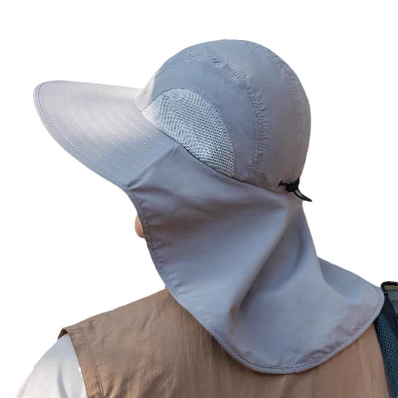 Summer Eaves Anti-Ultraviolet Sun Hat Men And Women Outdoor Mountaineering Fishing Hat Cycling Face Cover Neck Sun Hat