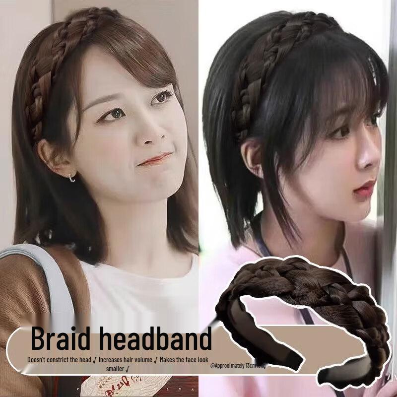 Fishbone Braid Hair Extension Headband