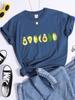 Peeled Avocado Cartoons Printed Womens Tshirts Street Breathable Crop Top Personality Cool Tee Shirt Casual Summer T-Shirt Women