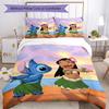 3pcs Stitch Bedding Set Duvet Cover Closure Includes 1 Duvet Cover & 2 Pillowcases, Soft and Comfortable for All Seasons.