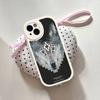 Capa de Celular M-MARCELO B-BURLON Para IPhone 16 15 14 13 12 11 Pro Max Plus Couro Capa Macia