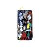 Portefeuille Long en Cuir PU Nightmare Before Christmas pour Femmes Pochette à Fermeture Éclair Sac à Maquillage 3 pièces