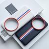 For Xiaomi 15 14 13 Ultra Case  Tricolor stripe PU Leather +TPU Edge Lens Camera Protection Cover for Xiaomi Mi 15 Ultra