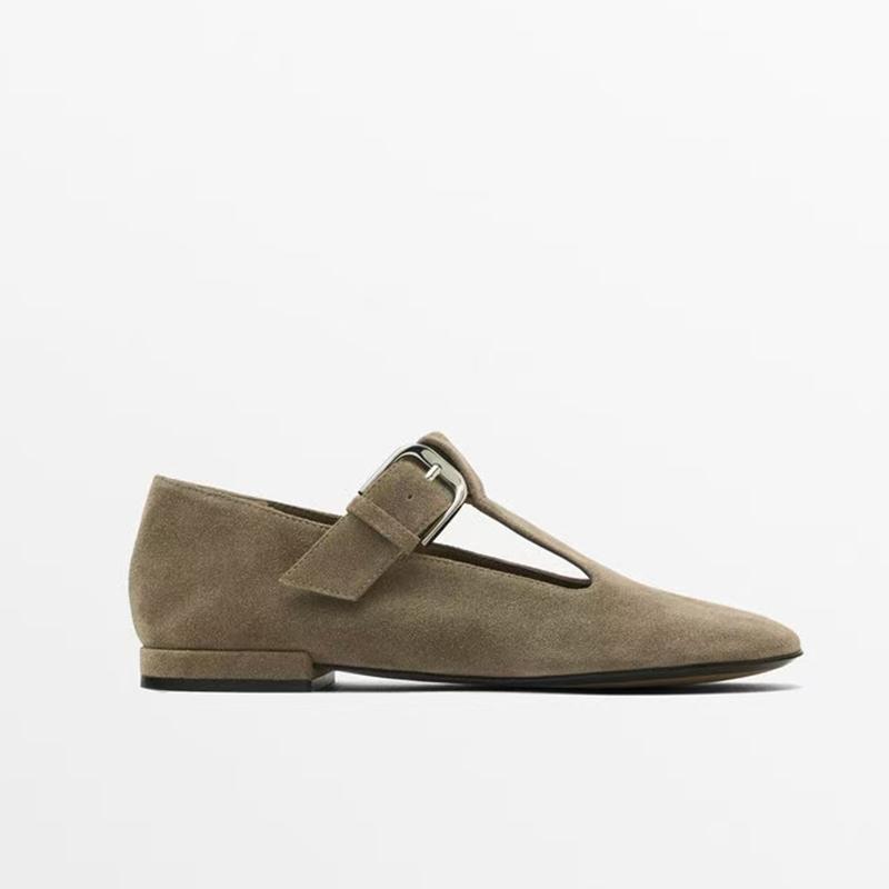 Fashion Shoes for Women 2025 New Retro Sheep Suede Ladies Spring Footwear Luxury Genuine Leather Low Heel Sexy Fashion Low Heels Pumps