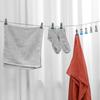 10 szt. Klipsy do ubrań ze stali nierdzewnej Klamerki do prania Haczyk Przenośny Klips do wieszania ubrań Organizer do ubrań do szafy Wieszaki