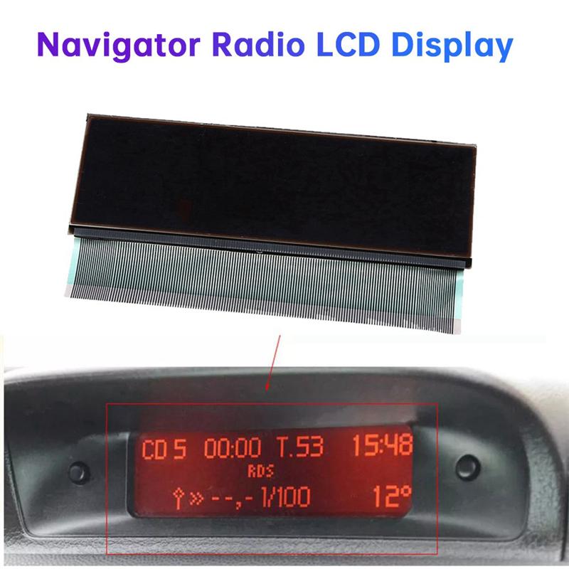 Ac29-Car Central Navigator Radio LCD Display For  206 307 Citroen C5 Xsara Picasso trument Screen LCD Pixel Repair
