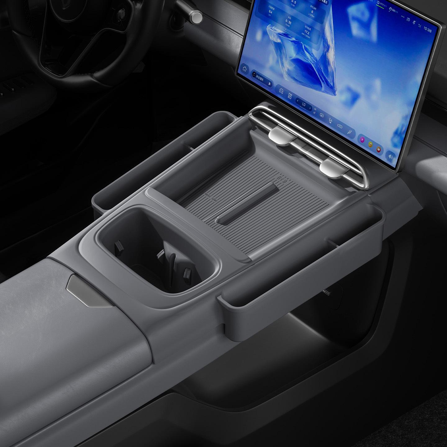 Nio ES8 Silicone Anti-Slip Center Console Pad for 26 Models: Cup Holder & Storage Protection