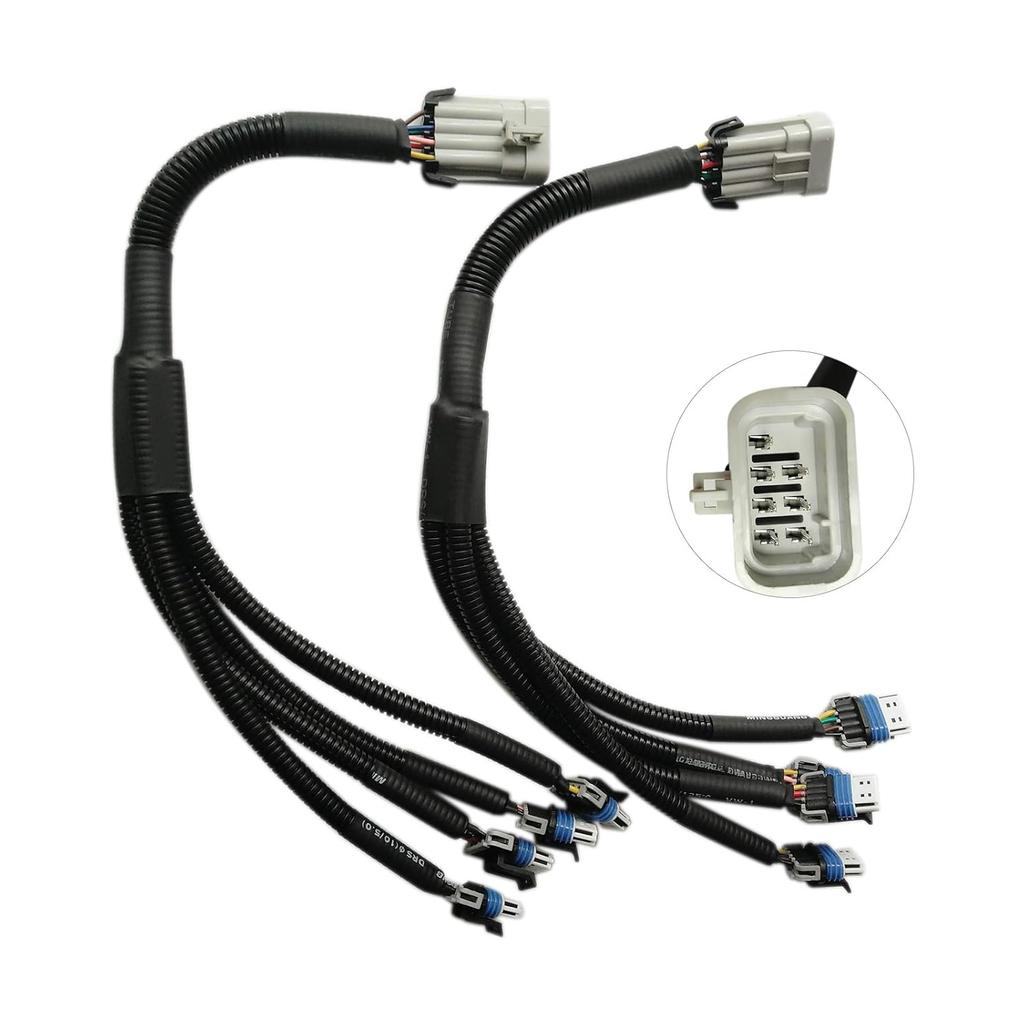 2 pieces Ignition Coil Harness Connector Fits for GM LQ9 LQ4 LS2 LS7 LSX Relocation