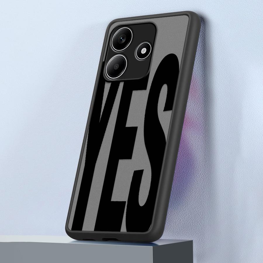 Case for Xiaomi Redmi Note 14 A4 10 13 Pro Plus 9S 11 13C 14C 12 Funda Back Phone Cover NO And YES