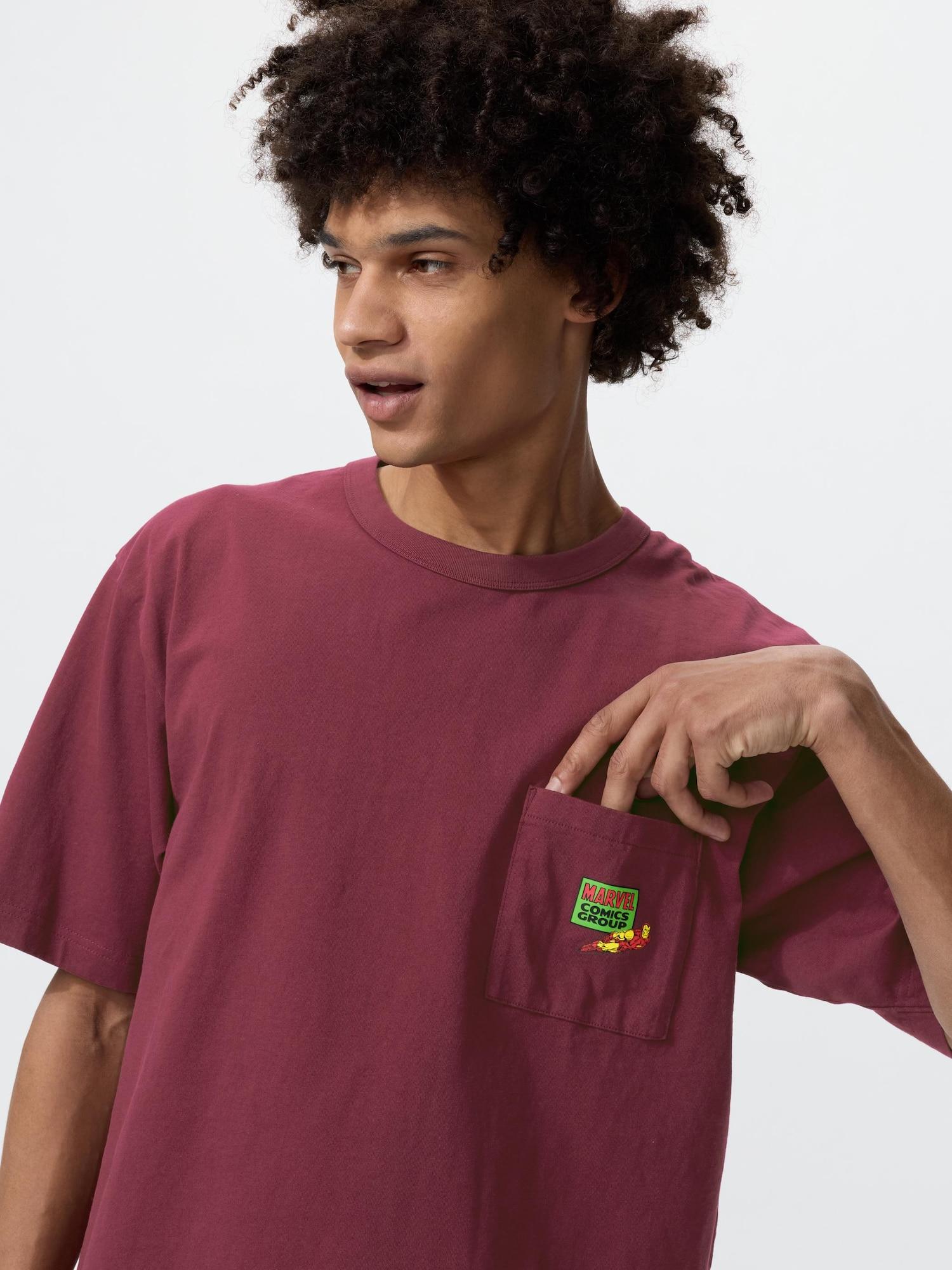 

Uniqlo Япония Магия для всех Икон Ut Свободный крой 18 WINE/XS